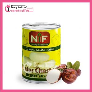 Củ Năng Ngâm Đường Đóng Lon Nif 560g ( Mua 12 hộp giảm 1k/ 1 hộp,Mua 60 hộp giảm 2k/ 1 hộp) Có thể mix các loại NIF khác