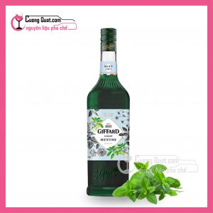 Siro Giffard Bạc Hà Xanh 1L (Ctkm: Mua 1T Giảm 2k/ 1 Chai)