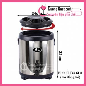 (Dụng Cụ)Bình Ủ Trà 6Lít (không đồng hồ)