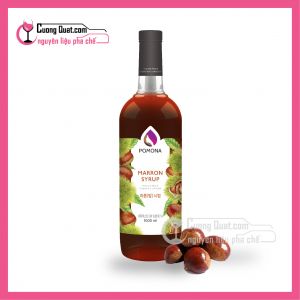 Siro PoMoNa Hạt Dẻ 1L (CTKM: Mua 3 chai giảm 1k/ 1 chai, 6 chai giảm 2k/ 1 chai, 30 chai giảm 3k 1 chai(Có thể mix))
