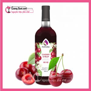 Syrup PoMoNa Cherry 1L(Mua 6 Chai giảm 5k/ 1 chai)