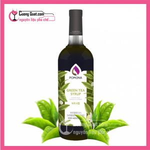 Syrup PoMoNa Trà Xanh 1L(Mua 6 Chai giảm 5k/ 1 chai)