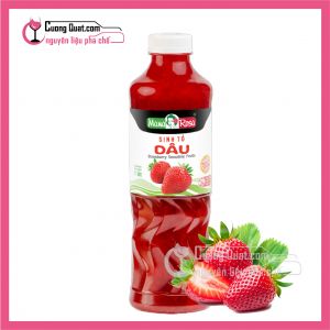 Sinh Tố Mama Rosa Dâu 1L(Mua 12 giảm 2k/1chai, mua 60 giảm 5k/1 chai)