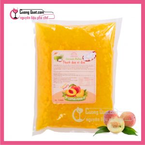 THẠCH DỪA LOTUS 1,5KG Vị Đào(Mua 10 giảm 1k/ 1 gói, mua 20 giảm 3k/ 1 gói)