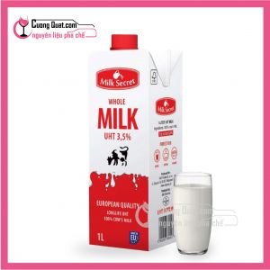 Sữa Tươi SecRet 3.5% 1L(Mua 12 giảm 1k, 60 giảm 2k, 120 giảm 3k)