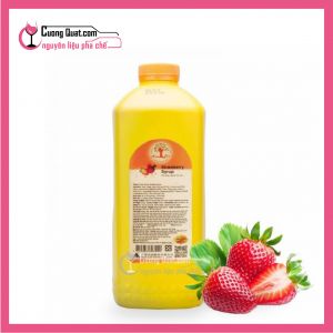 Siro Maulin Dâu - Strawberry Syrup -  2.5kg(Mua 6 Chai Giảm 2k, mua 30 giảm 4k)