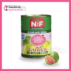 Ổi Góc Tư Đóng Lon NIF 560gr (Mua 12 hộp giảm 1k/ 1 hộp,Mua 60 hộp giảm 2k/ 1 hộp) Có thể mix các loại NIF khác