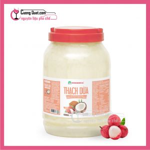 Thạch Dừa Wonderful VẢI 3.8kg (Mua 4 hộp giảm 2k,8 Hộp Giảm 5K/ 1Hộp)