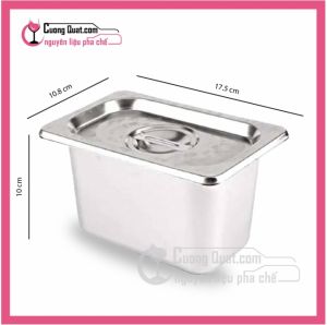 (Dụng Cụ)Bộ Khay và Nắp inox 1/9