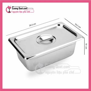 (Dụng Cụ)Bộ Khay và Nắp inox 1/4