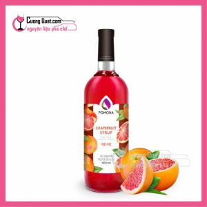 Siro PoMoNa Bưởi Hồng 1L (CTKM: Mua 3 chai giảm 1k/ 1 chai, 6 chai giảm 2k/ 1 chai, 30 chai giảm 3k 1 chai(Có thể mix))