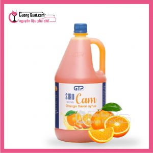 Siro GTP  Cam Chai 1,9 lít (6 CHAI GIẢM 2K/ 1CHAI, CÓ THỂ MIX)