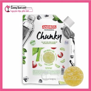 Mứt Trái Cây Chunky Nha Đam Vải 1kg(Mua 1 thùng giảm 2k, mua 5 thùng giảm 5k)