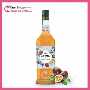 Siro Giffard Chanh Dây ( Passsion ) 1L (Mua 1 thùng giảm 2k/ 1 chai)