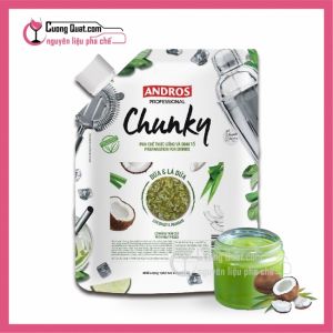 Mứt Chunky Lá Dứa và Dừa 1kg(Mua 1 thùng giảm 2k, mua 5 thùng giảm 5k)