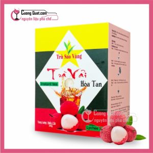 Trà Sao Vàng Vải Hòa Tan Hộp 270gr(Mua 30 HỘP Giảm 2k /1 HỘP)