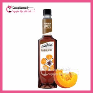 Siro Davinci Bí Ngô 750ml(mua 12 Chai Tặng Thêm 1 Chai Có thể mix mùi)