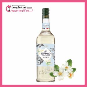 Siro Giffard Hoa Nhài (JASMIN) (Ctkm: Mua 1T Giảm 2k/ 1 Chai)