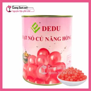 Thạch Nổ Củ Năng Hồng Dedu 900gr( Mua 12 hộp giảm 1k/ 1 hộp,Mua 60 hộp giảm 2k/ 1 hộp)