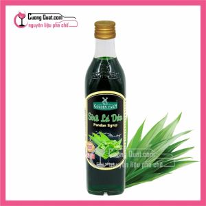 Siro GoldenFarm Lá Dứa 520ml (12 CHAI GIẢM 2K/ 1CHAI, CÓ THỂ MIX)