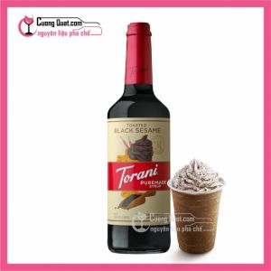 Siro Torani Puremade Toasted Black Sesame 750ml(Trên 12 chai giá 223k, trên 60 chai giả 222k, có thể mix)