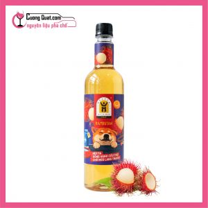 Siro Hestia Chôm Chôm 750ml Mua 6 chai giảm 2k/ 1 chai, 12 chai giảm 5k/ 1 chai...