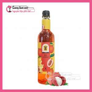 Siro Hestia Vải Đỏ 750ml Mua 6 chai giảm 2k/ 1 chai, 12 chai giảm 5k/ 1 chai...