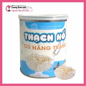 Thạch Nổ Củ Năng Trắng Lotusfood 900GR( Mua 12 hộp giảm 1k/ 1 hộp,Mua 60 hộp giảm 2k/ 1 hộp)