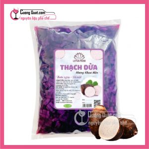 Thạch Dừa Lotus Vị Khoai Môn 1.5kg(Mua 10 giảm 1k/ 1 gói, mua 20 giảm 3k/ 1 gói)