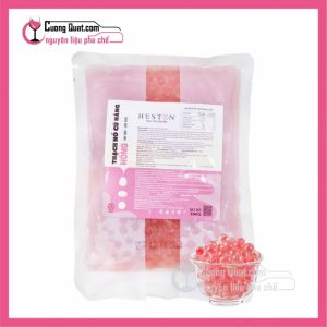 Heston Thạch Nổ Củ Năng Hồng 500G (Ctkm Noel : Mua 1T Giảm 2k/ 1 Chai)