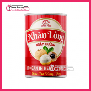 (Đồ Hộp) Nhãn Ngâm Nước Đường Lotus 565g (CTKM: Mua 12 hộp giảm 2k/ 1 hộp, 60 hộp giảm 3k/ 1 hộp)