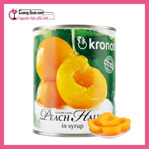 (Đồ Hộp) Đào Ngâm Nước Đường Kronos 825gr (Mua 1T giảm 2k)