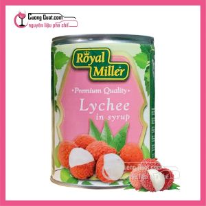 Vải Ngâm Nước Đường Royal 567g (Mua 1Th giảm 2k/ 1 hộp)
