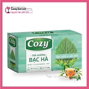 Cozy Trà Bạc Hà Túi Lọc (Mua 30 hộp giảm 1k/ 1 hộp)