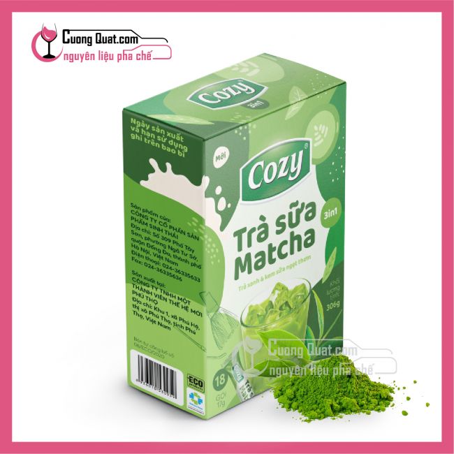 Trà Cozy MatCha 3 Trong 1