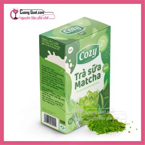 Cozy Hòa Tan Trà sữa Matcha 3 Trong 1 (Mua 30 hộp giảm 1k/ 1 hộp)