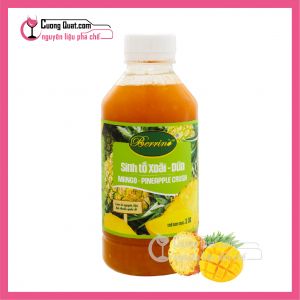 SINH TỐ BERRINO XOÀI DỨA 1L(Mua 1T Giảm 2k/ 1 chai)