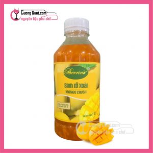 SINH TỐ BERRINO XOÀI 1L(Mua 1T Giảm 2k/ 1 chai)