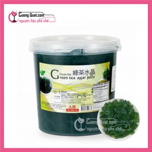 Thạch Agar Trà Xanh ĐL 3,3Kg(Mua 4 Giảm 5k/ 1 Hộp)