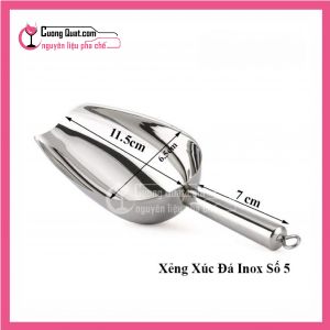 (Dụng Cụ)Xẻng Xúc Đá Innox Số 5