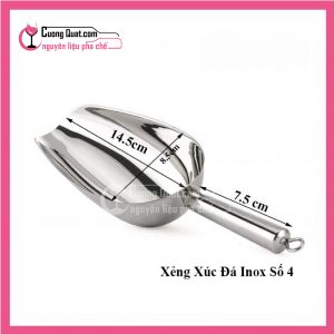 (Dụng Cụ)Xẻng Xúc Đá Innox Số 4