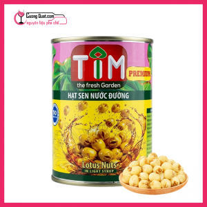 TIM Hạt Sen Ngâm Nước Đường Premium 560g (1 thùng giảm 2k - 5 thùng giảm 3k - 10 thùng giảm 4k)