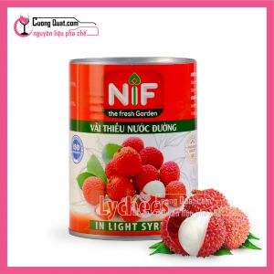 Vải Ngâm  NIF 560gr(Mua 12 hộp giảm 1k/ 1 hộp,Mua 60 hộp giảm 2k/ 1 hộp) Có thể mix các loại NIF khác