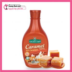 Sốt GoldenFarm Caramel 630gr (Mua 12 Chai Tặng Thêm 1 Chai ,có thể mix với dâu và socola))