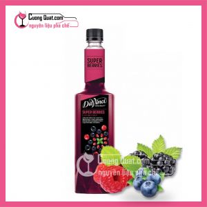 SYRUP DAVINCI SUPER BERRIES - 750M(mua 6 chai giảm 2k/1 chai, mua 12 chai giảm 4k/ 1 chai) Có thể mix mùi