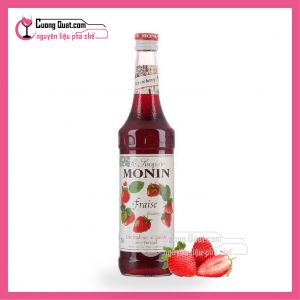 Monin Dâu 700ml(6 chai giảm 5k/1 chai)