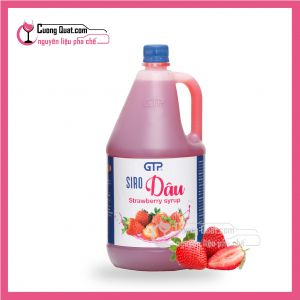 Siro GTP Dâu Chai 1,9 lít (6 chai giảm 5k/1 Chai)