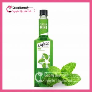 Syrup Davinci Bạc Hà Xanh 750ml(mua 6 chai giảm 2k/1 chai, mua 12 chai giảm 4k/ 1 chai) Có thể mix mùi