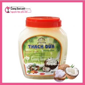 Thạch Dừa Hoa Sen Nguyên Vị 2.5kg