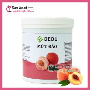 MỨT Dedu Đào 1,3KG( Hộp Trắng Đục )(ctkm Mua 3 hộp giảm 5k/ Mua 6 hộp giảm 10k)